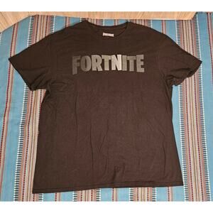 Fortnite Video Game Black T-Shirt Mens Size 2XL Tee